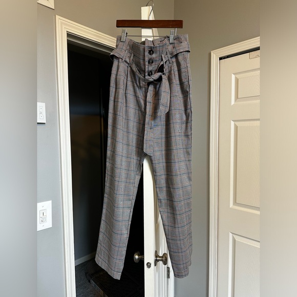Paper bag plaid pant - Picture 3 of 6